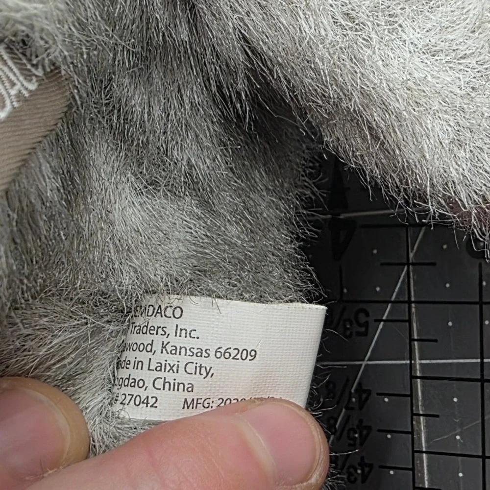 Demdaco plush raccoon